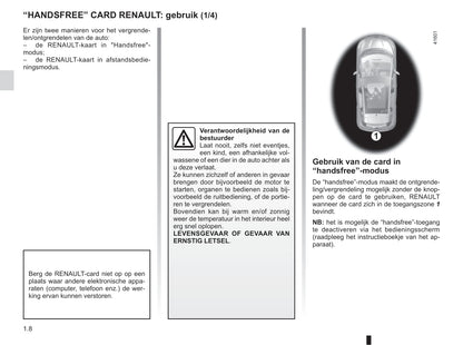 2016-2017 Renault Scénic/Grand Scénic Owner's Manual | Dutch