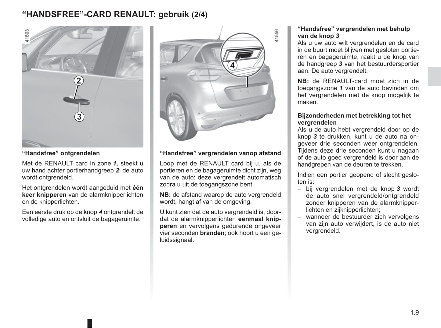 2016-2017 Renault Scénic/Grand Scénic Owner's Manual | Dutch