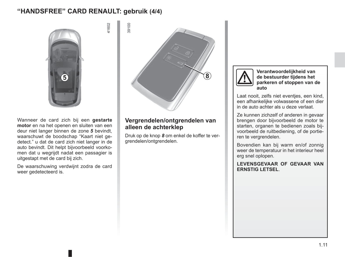 2016-2017 Renault Scénic/Grand Scénic Owner's Manual | Dutch