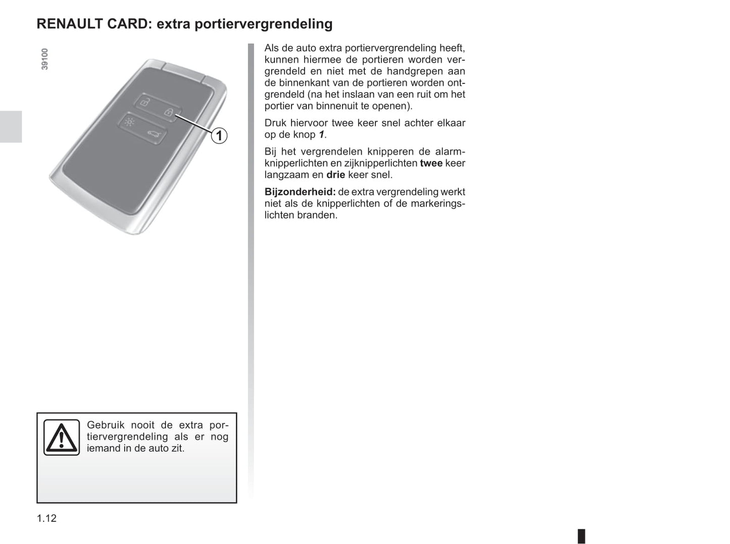 2016-2017 Renault Scénic/Grand Scénic Owner's Manual | Dutch