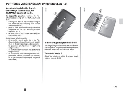 2016-2017 Renault Scénic/Grand Scénic Owner's Manual | Dutch