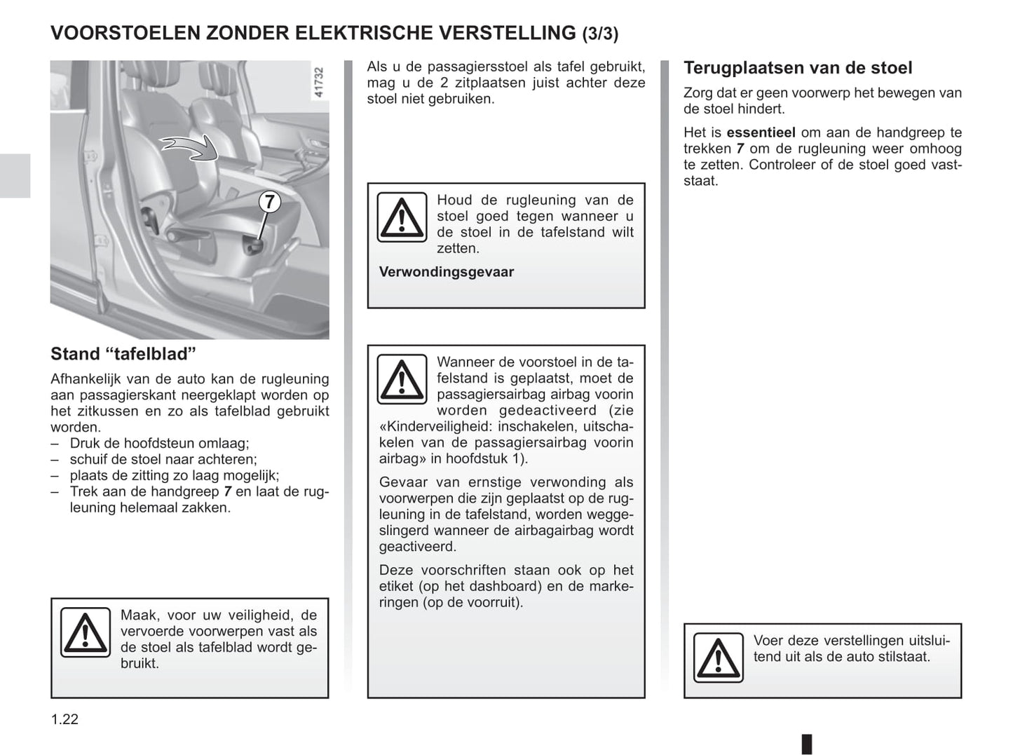 2016-2017 Renault Scénic/Grand Scénic Owner's Manual | Dutch