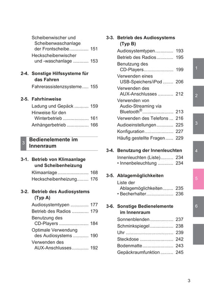 2013-2014 Toyota Aygo Owner's Manual | German