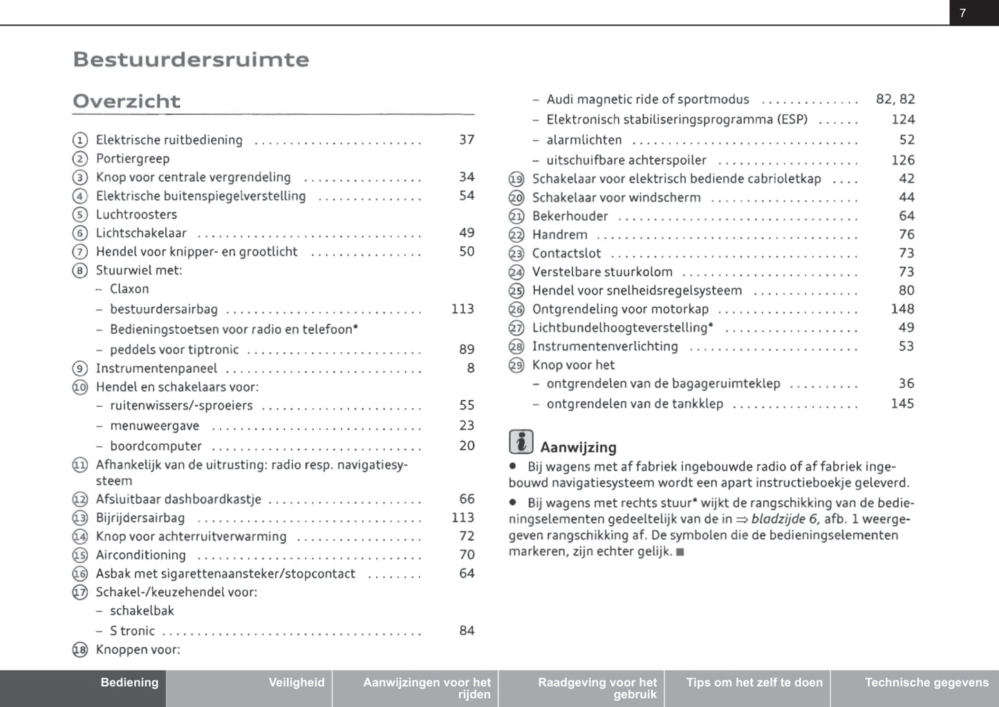 2008-2014 Audi TT Gebruikershandleiding | Nederlands