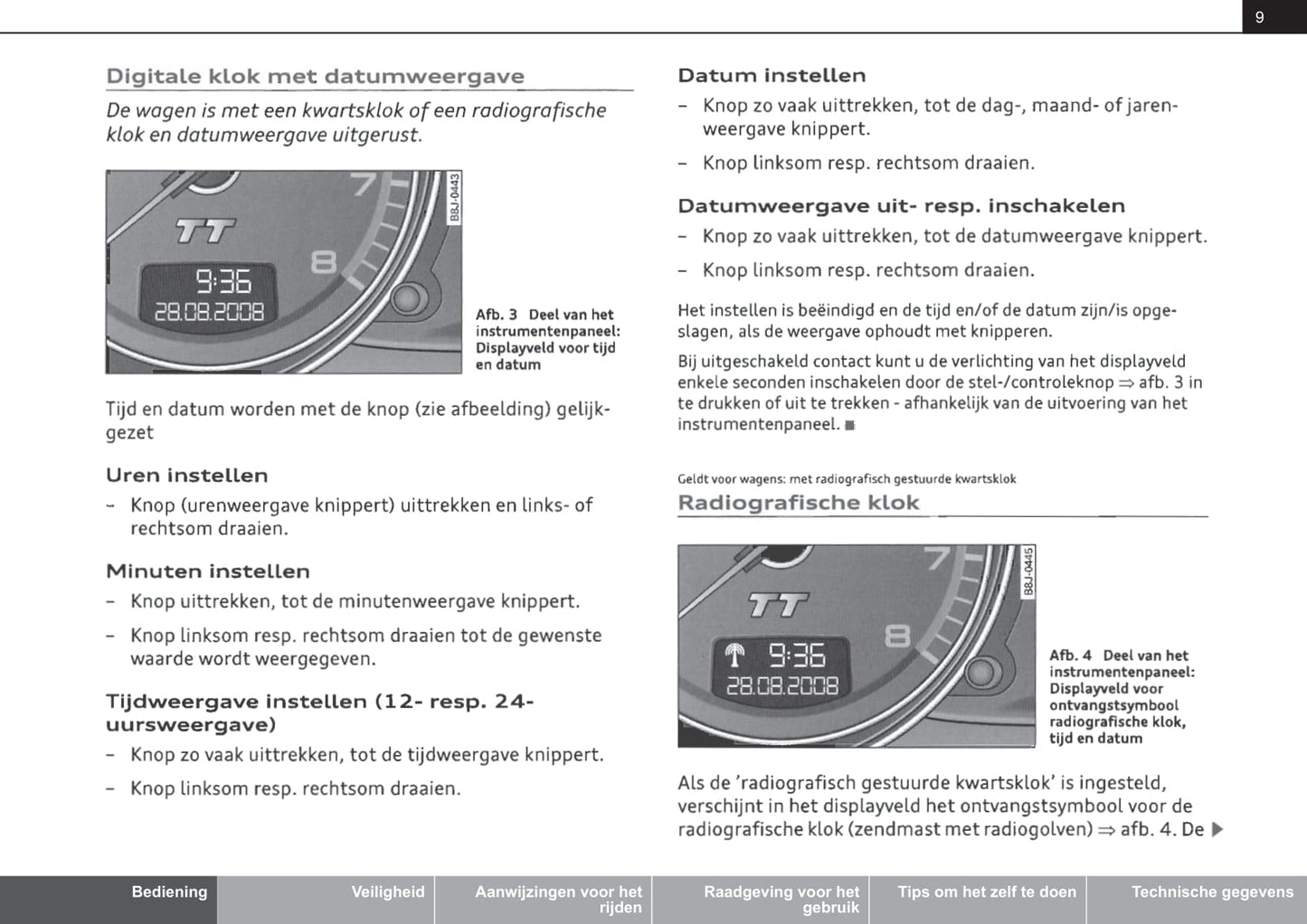 2008-2014 Audi TT Gebruikershandleiding | Nederlands