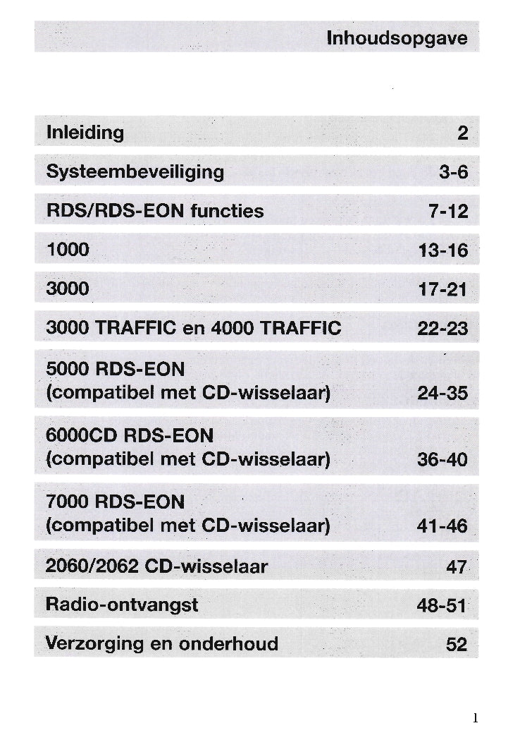 Ford Audio Handleiding 1996