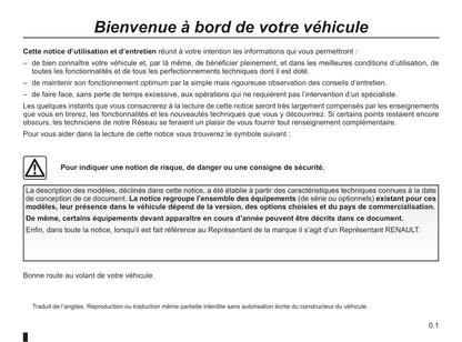 2014-2015 Renault Koleos Owner's Manual | French