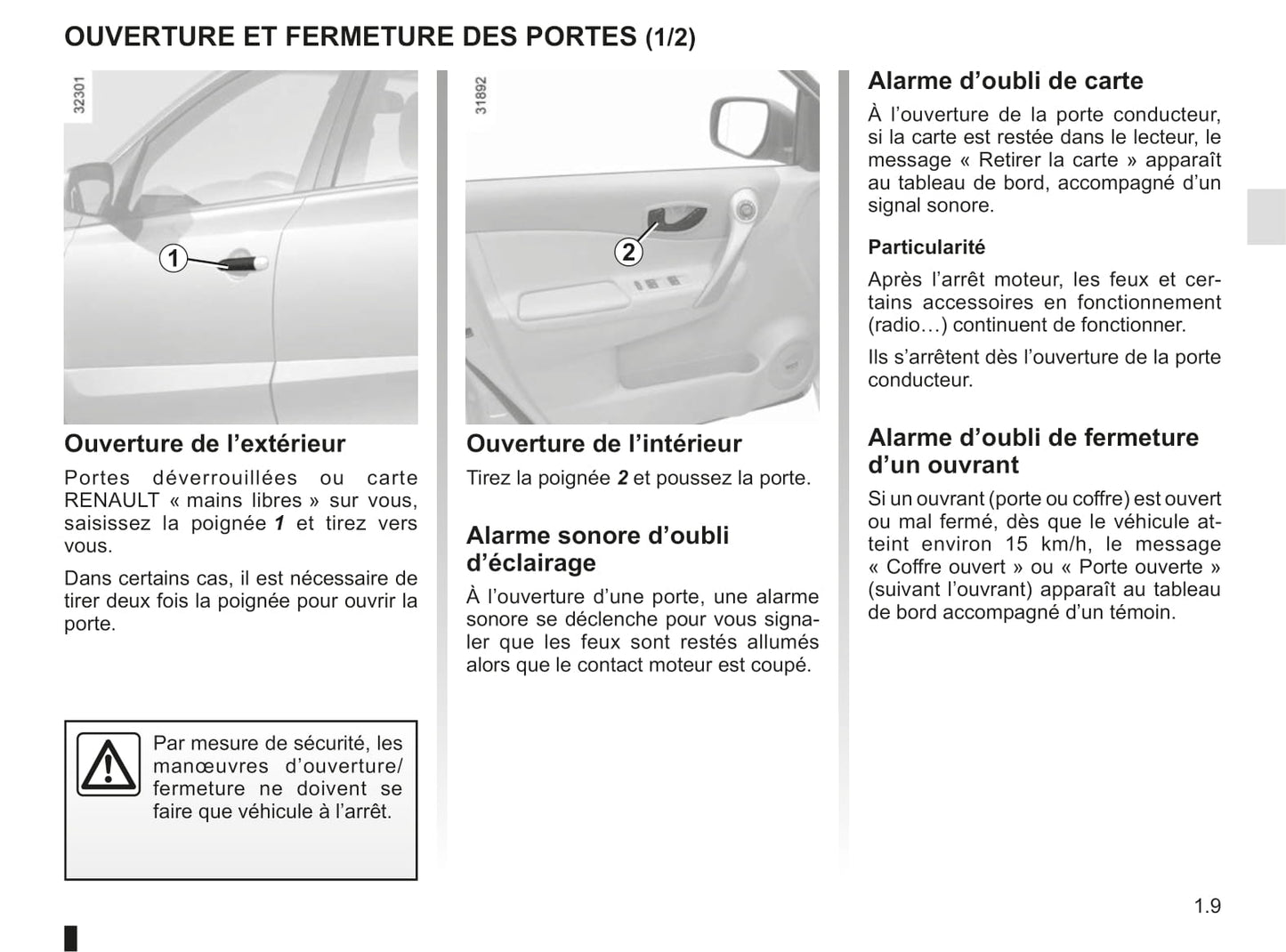 2014-2015 Renault Koleos Owner's Manual | French