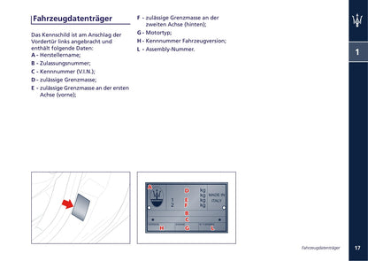 2008-2013 Maserati Quattroporte Bedienungsanleitung | Deutsch