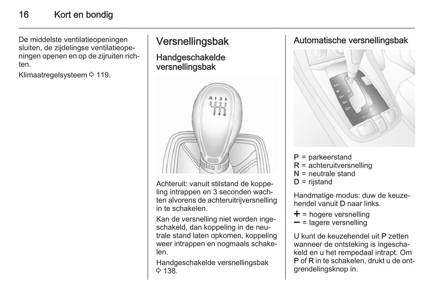 2015-2016 Opel Antara Gebruikershandleiding | Nederlands