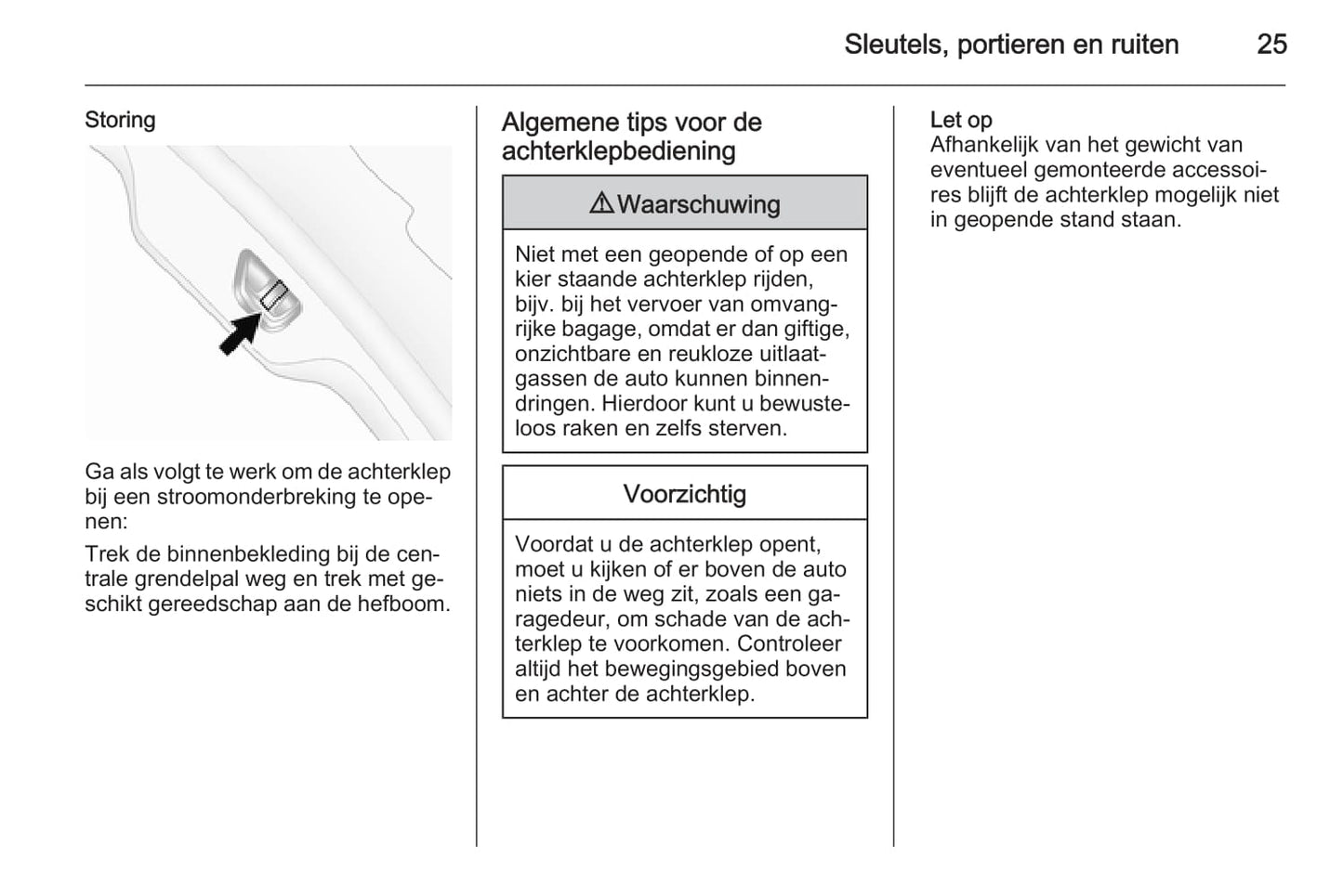 2015-2016 Opel Antara Gebruikershandleiding | Nederlands