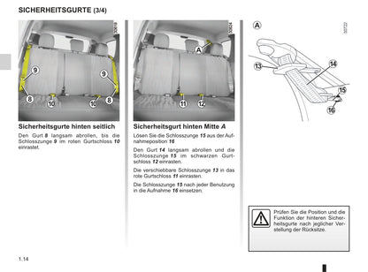 2010-2014 Dacia Duster Bedienungsanleitung | Deutsch