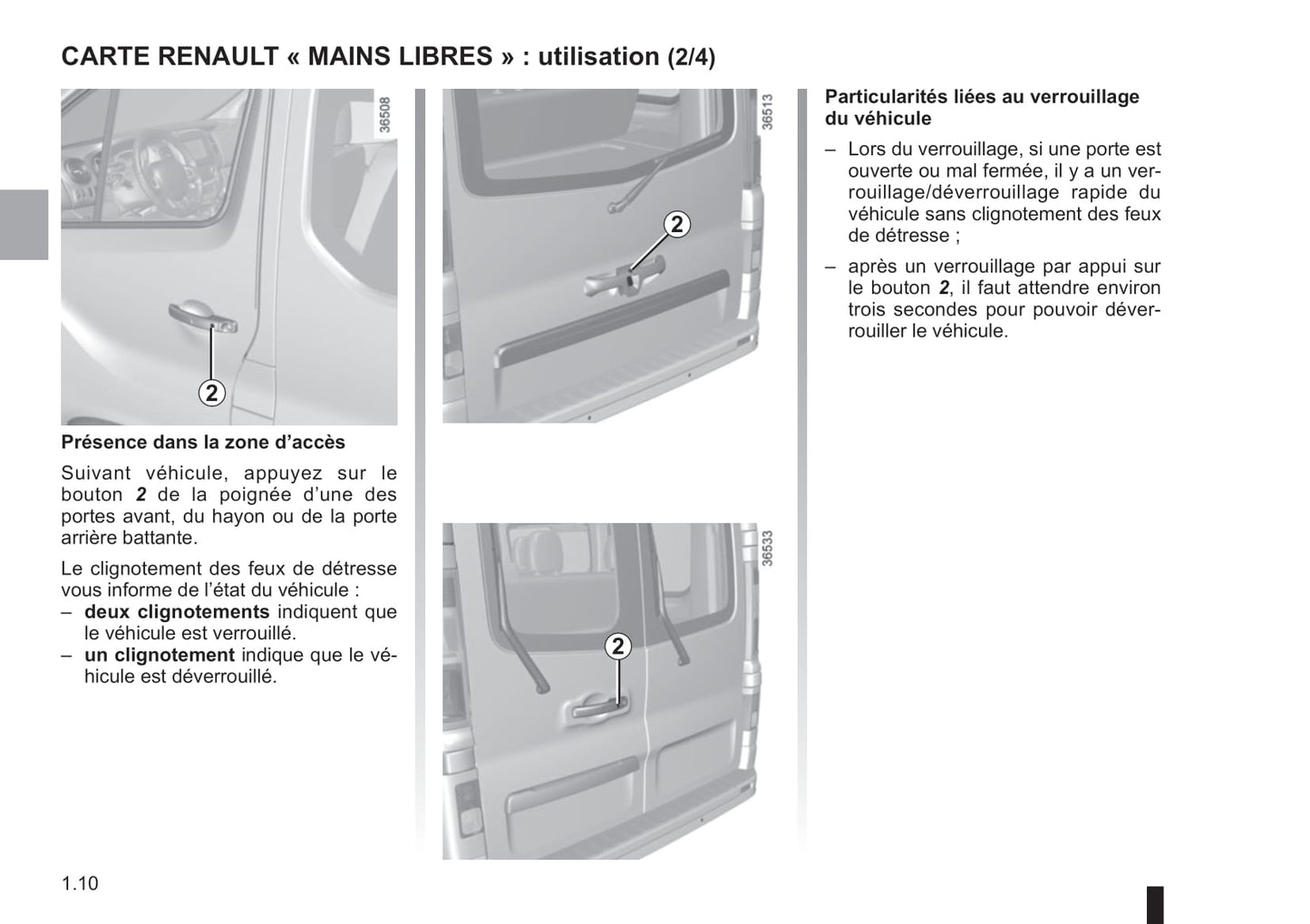 2018-2019 Renault Trafic Owner's Manual | French