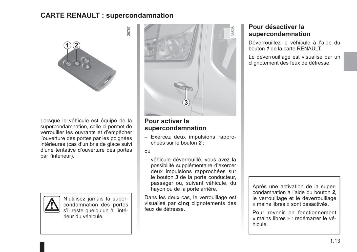 2018-2019 Renault Trafic Owner's Manual | French