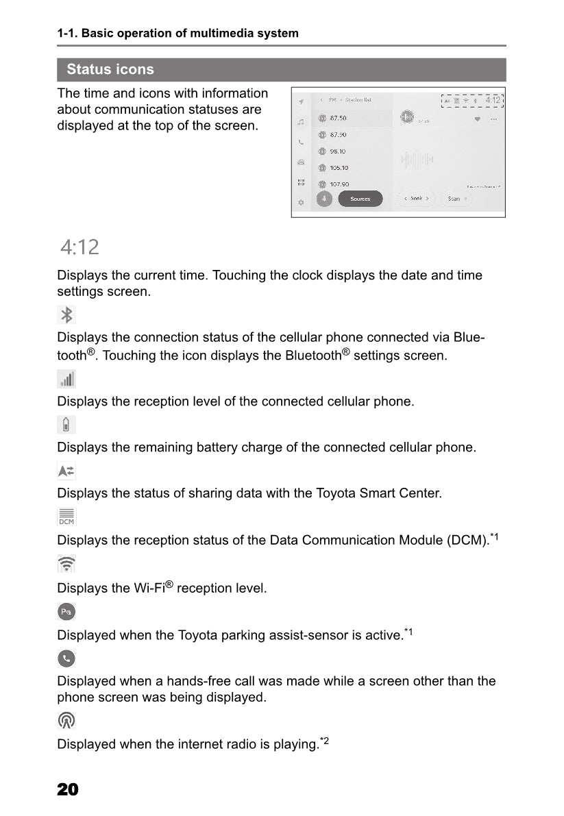 Toyota bZ4X Multimedia Owner's Manual 2022 - 2023