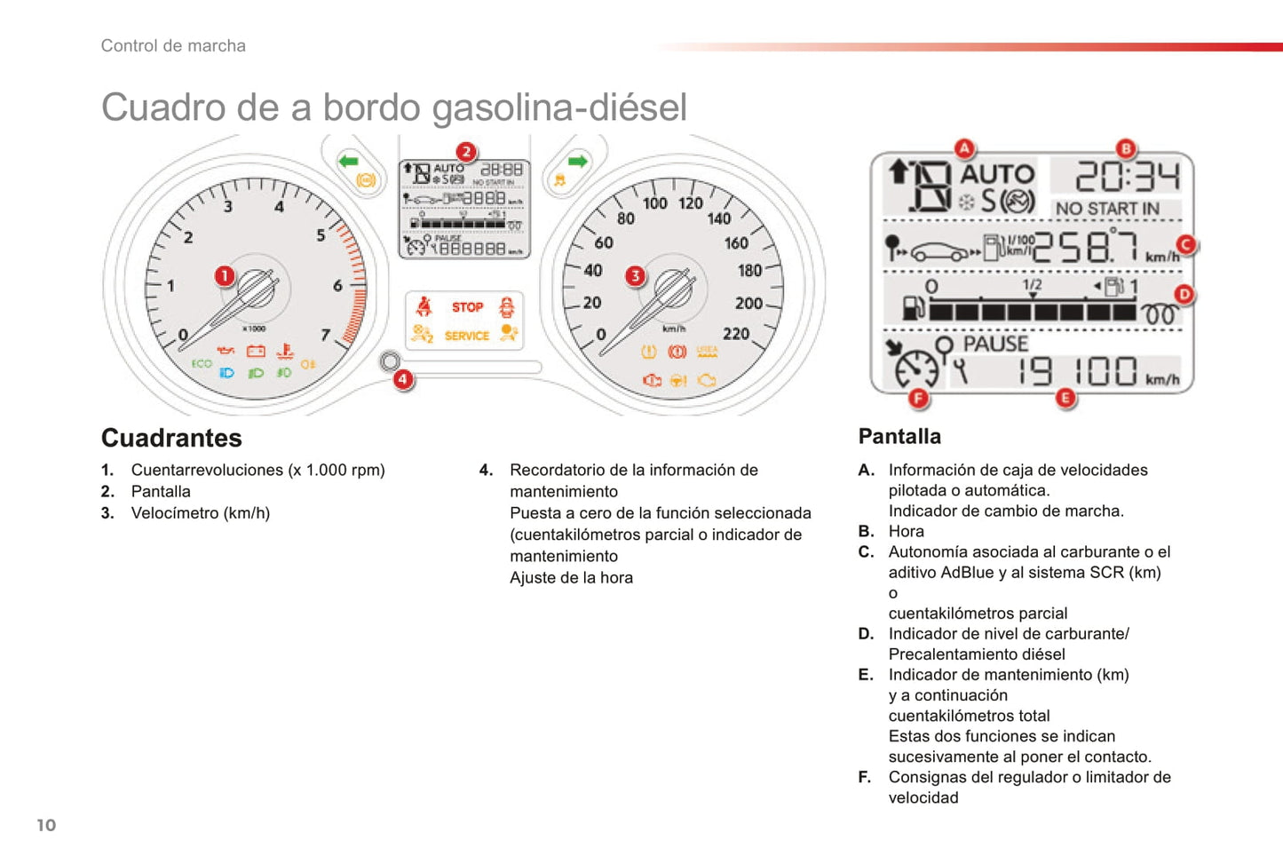 2016-2017 Citroën C-Elysée Owner's Manual | Spanish