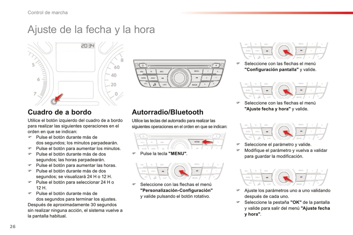 2016-2017 Citroën C-Elysée Owner's Manual | Spanish