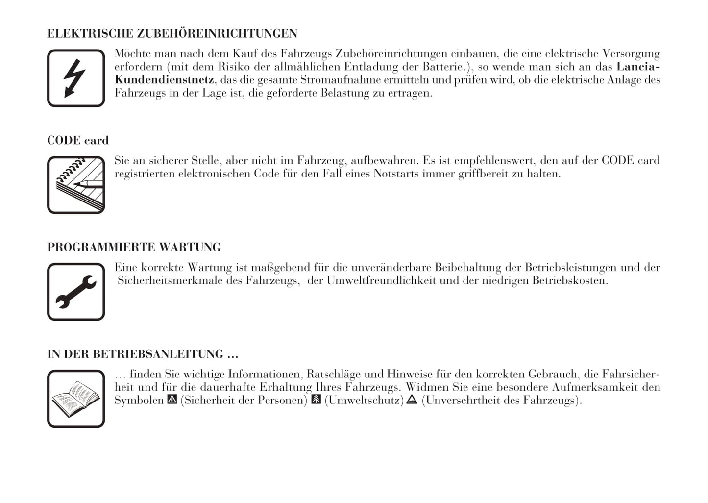 2001-2005 Lancia Lybra Gebruikershandleiding | Duits