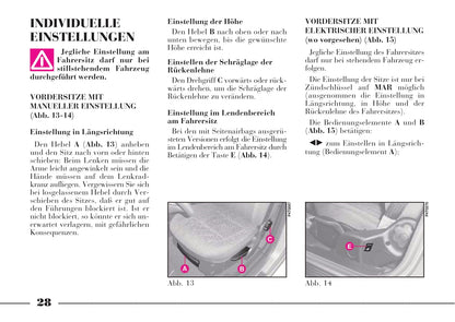 2001-2005 Lancia Lybra Gebruikershandleiding | Duits