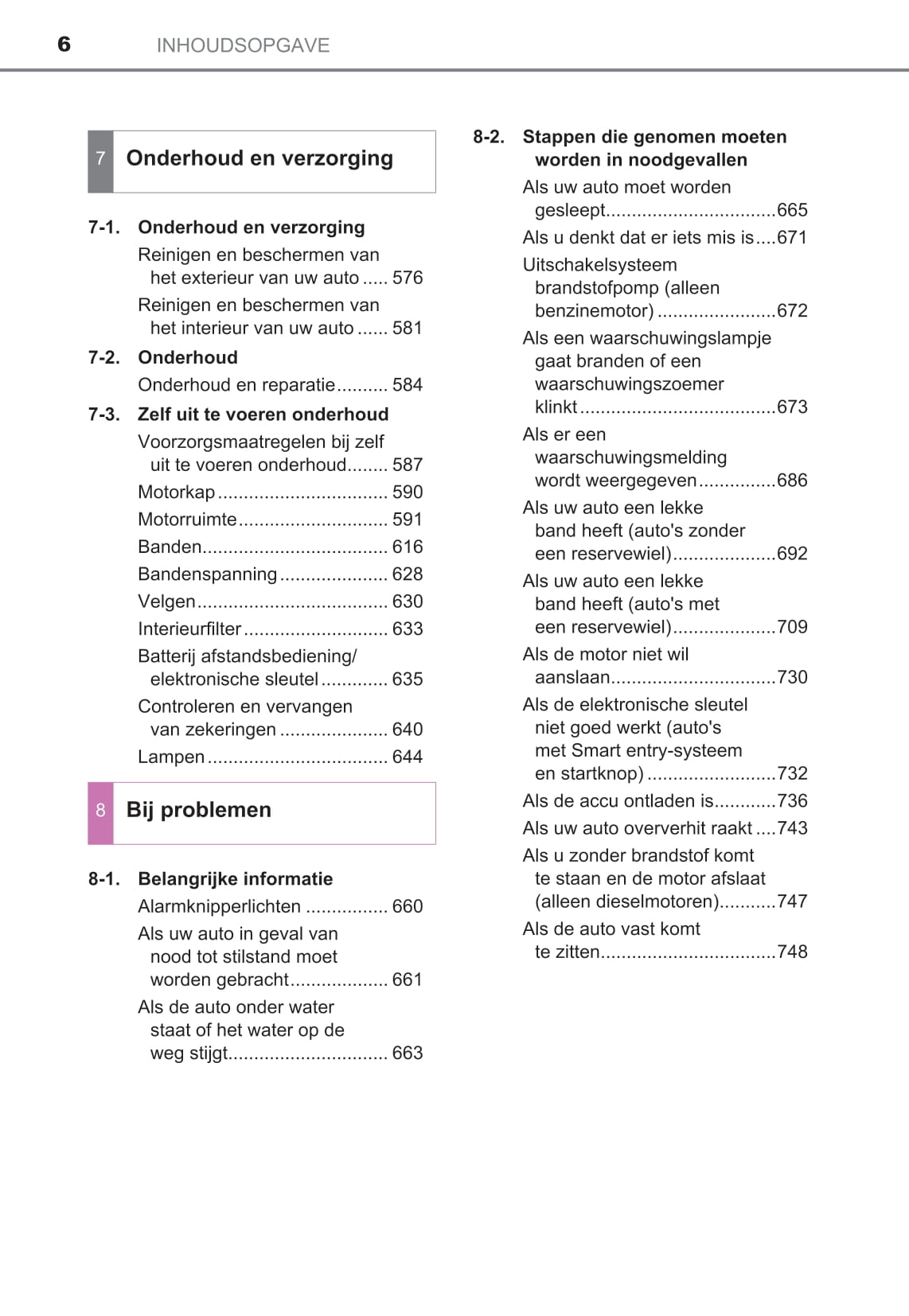 2021-2022 Toyota Land Cruiser Owner's Manual | Dutch