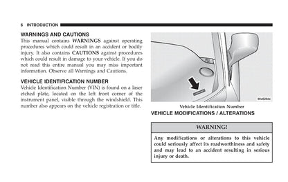 2005 Dodge Neon SRT-4 Owner's Manual | English