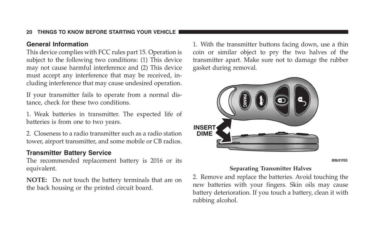 2005 Dodge Neon SRT-4 Owner's Manual | English