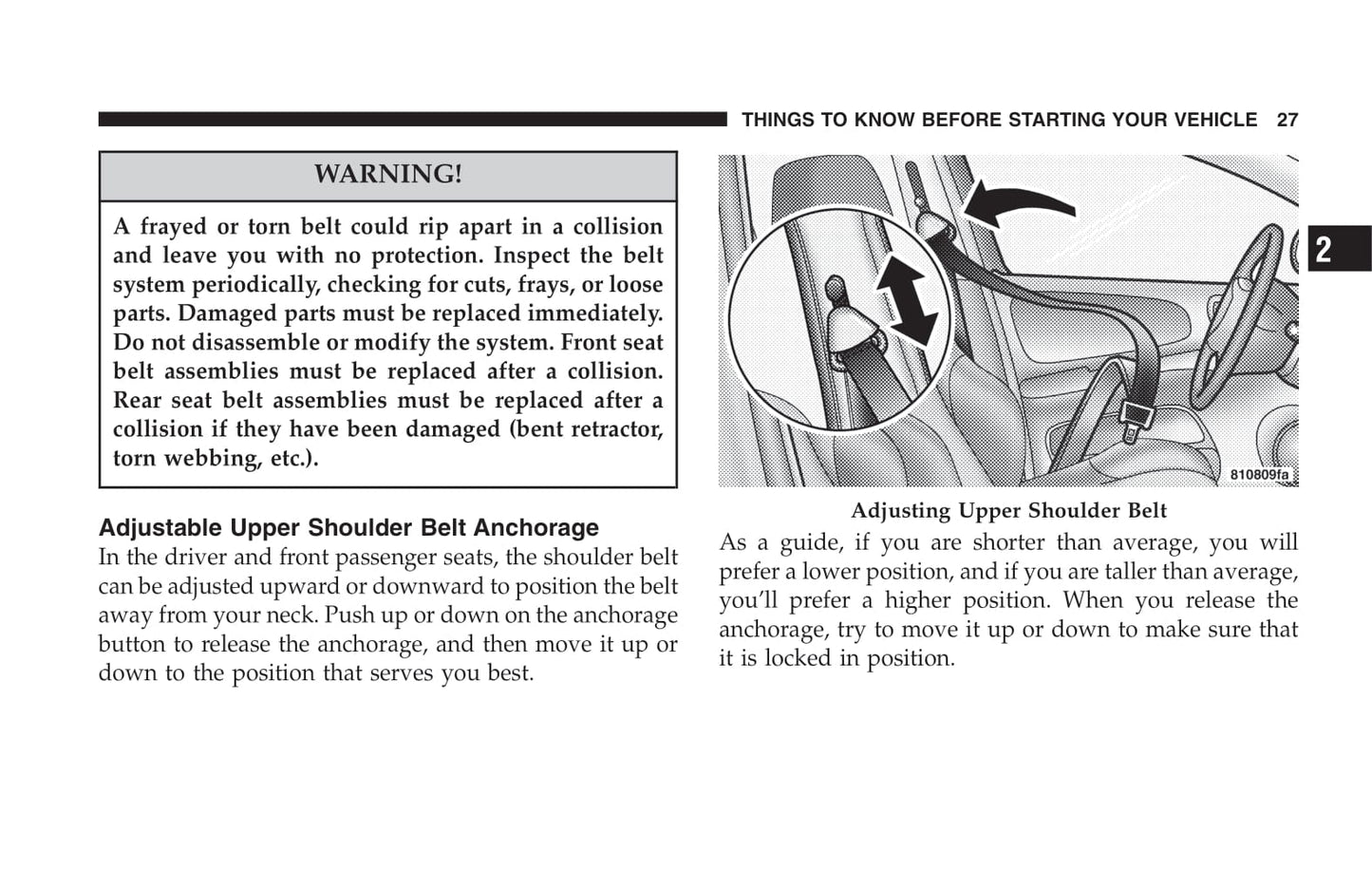 2005 Dodge Neon SRT-4 Owner's Manual | English