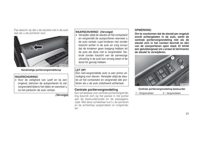 2010-2011 Jeep Patriot Owner's Manual | Dutch