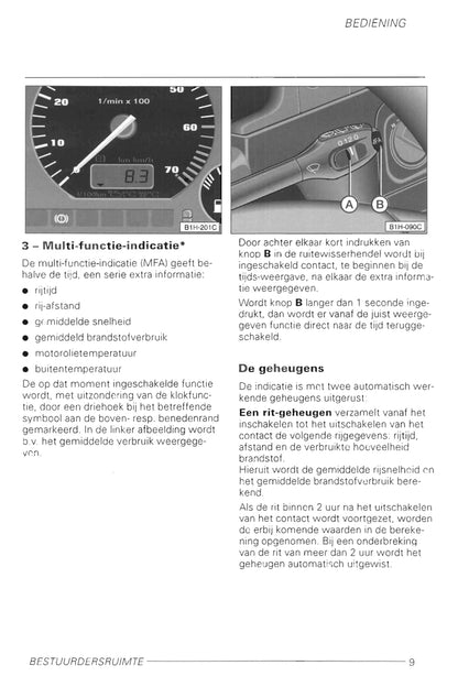 1998-2002 Volkswagen Golf Owner's Manual | Dutch