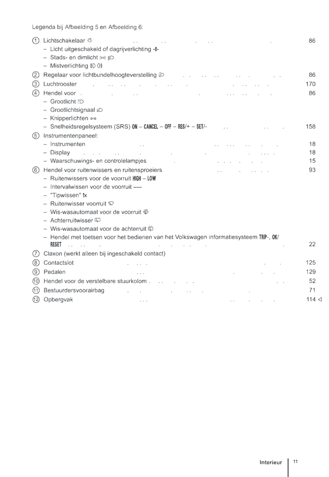 2012-2016 Volkswagen Up Owner's Manual | Dutch