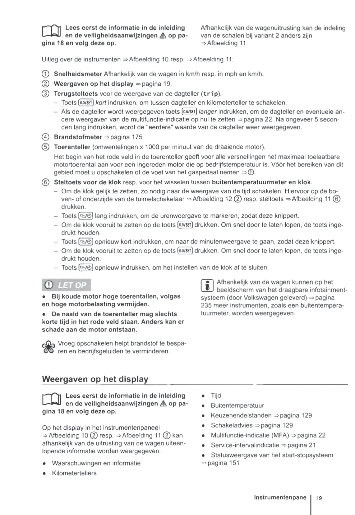 2012-2016 Volkswagen Up Owner's Manual | Dutch