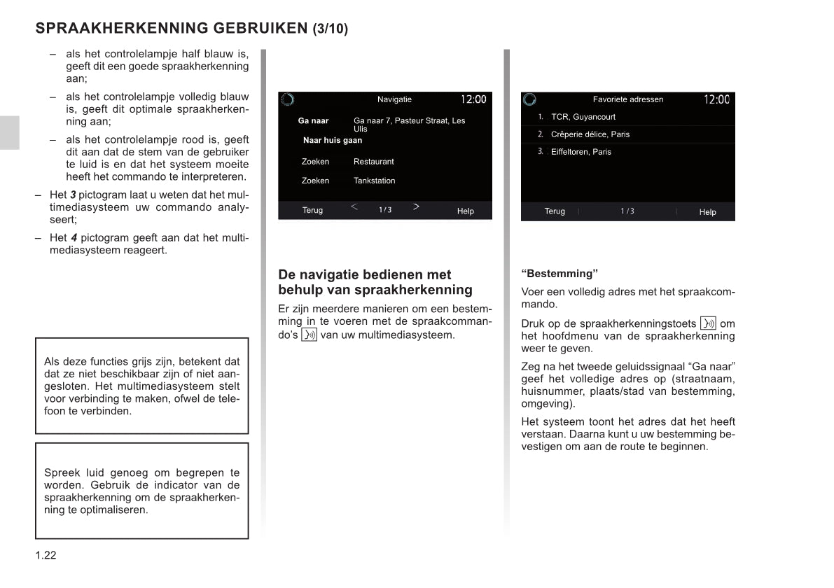 Renault Easy Connect - Multimediasysteen Easy Link-Systeem Handleiding 12/2020