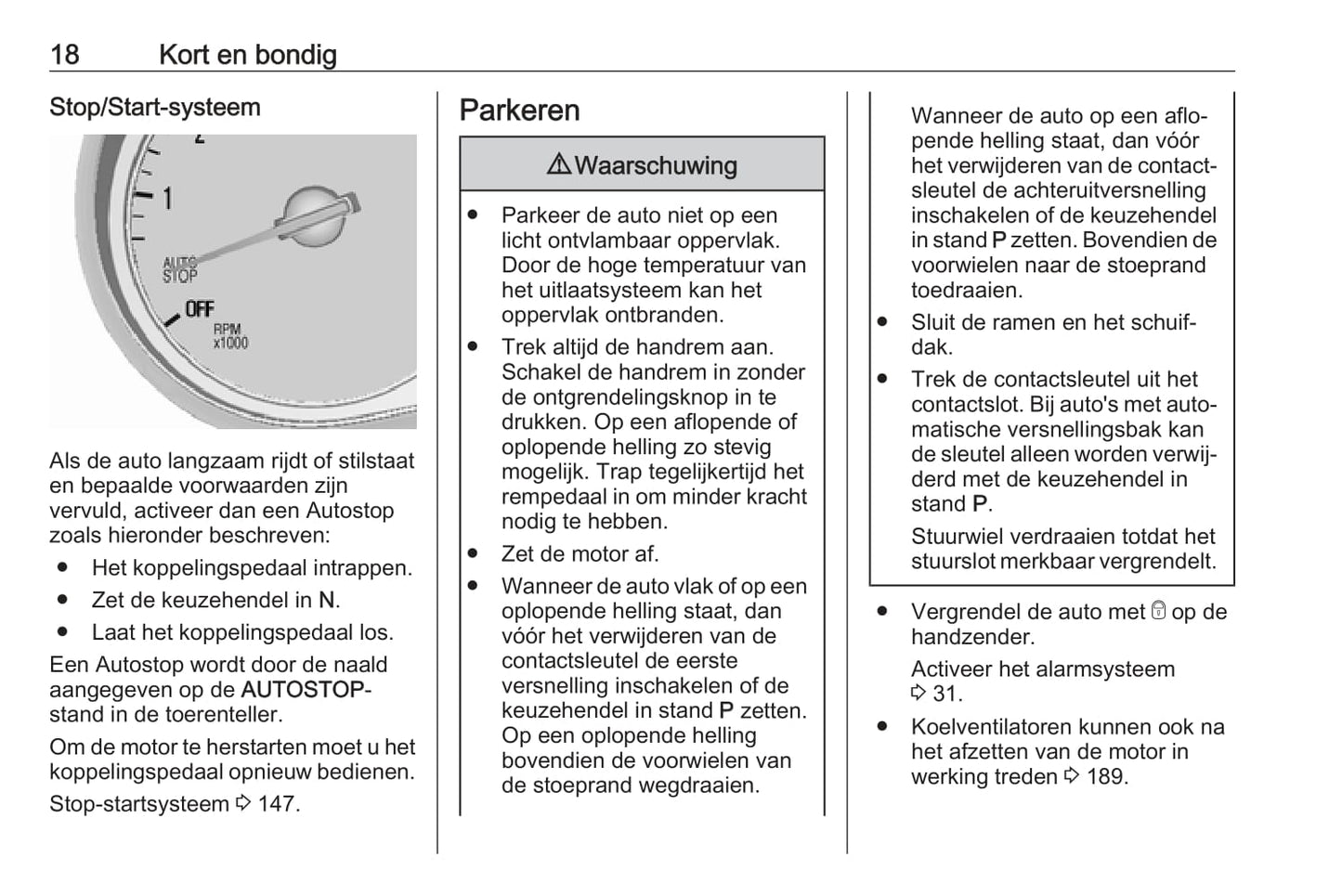 2018 Opel Mokka/Mokka X Owner's Manual | Dutch