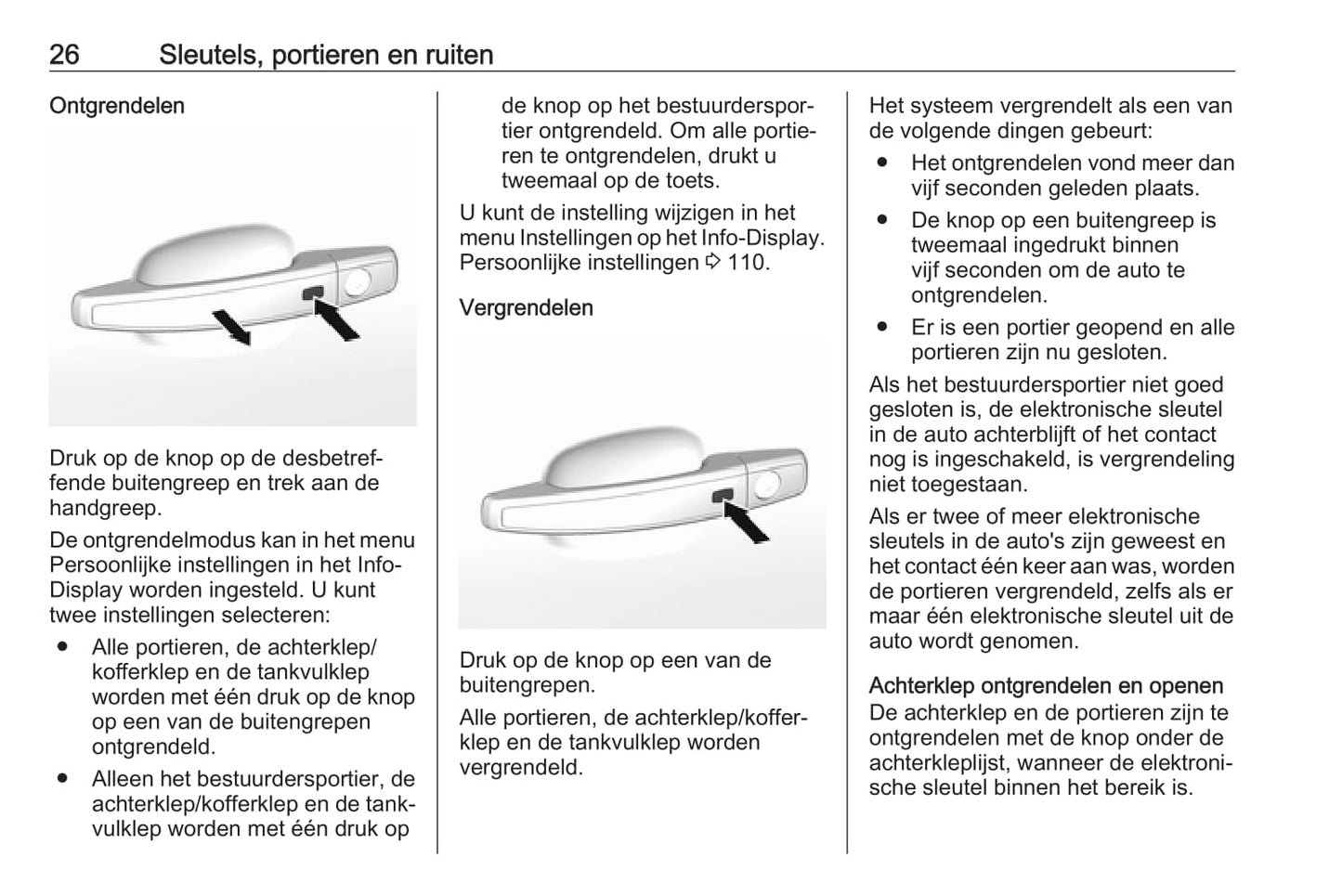 2018 Opel Mokka/Mokka X Owner's Manual | Dutch