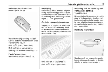 2018 Opel Mokka/Mokka X Owner's Manual | Dutch