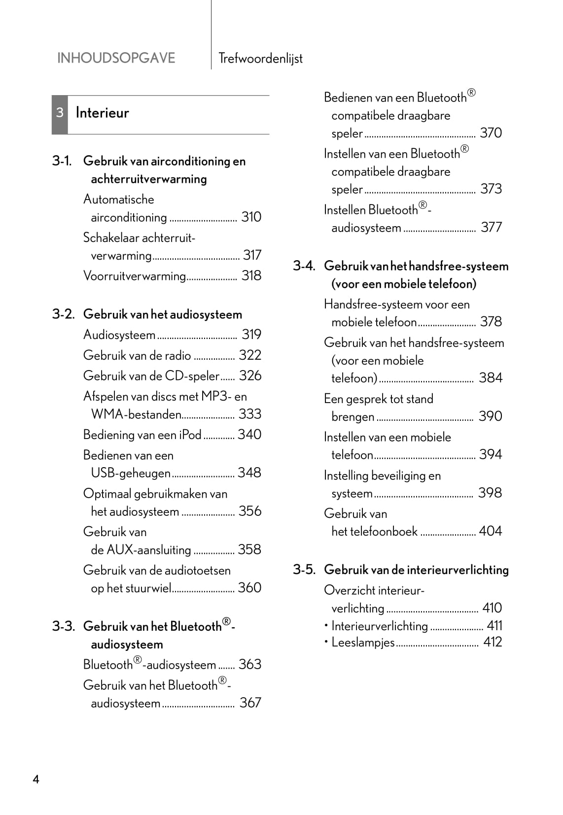 2010-2011 Lexus RX 450h Owner's Manual | Dutch