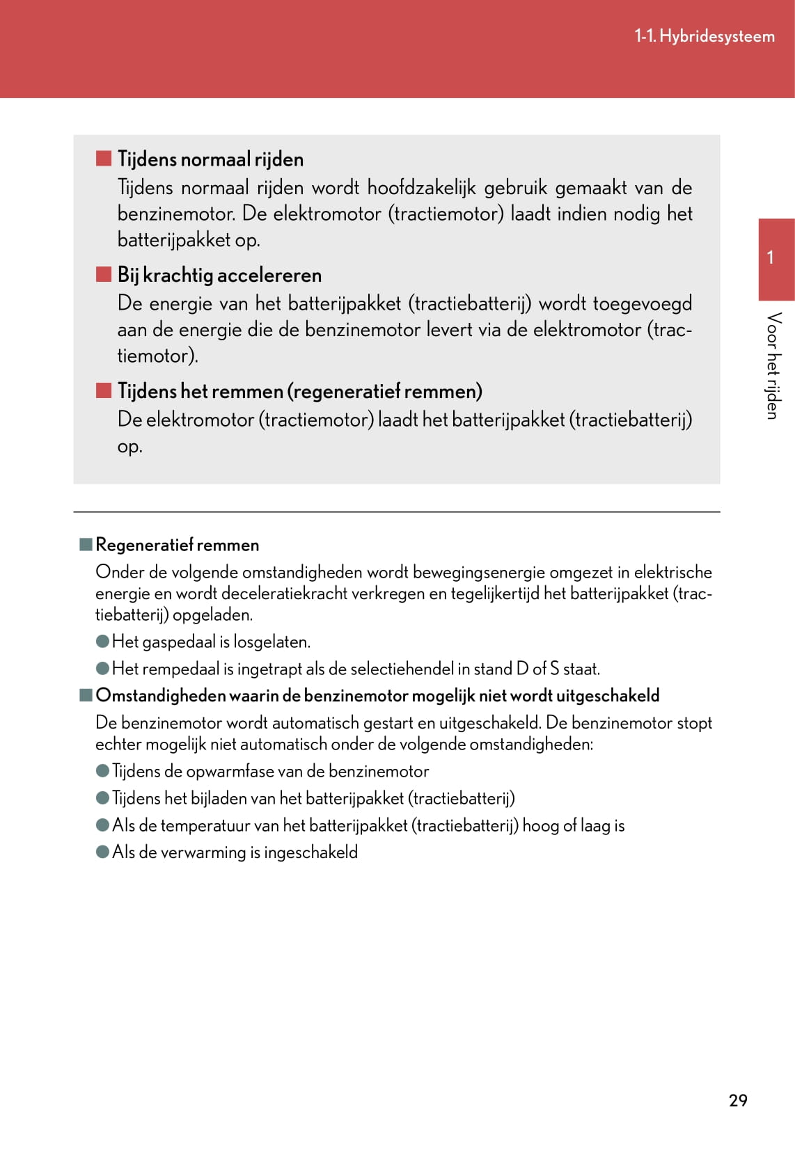 2010-2011 Lexus RX 450h Owner's Manual | Dutch