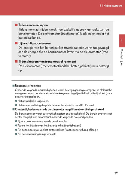 2010-2011 Lexus RX 450h Owner's Manual | Dutch