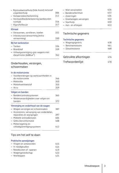 2014-2019 Volkswagen Passat Owner's Manual | Dutch