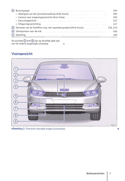 2014-2019 Volkswagen Passat Owner's Manual | Dutch