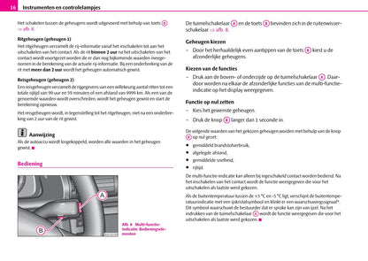 2007-2008 Skoda Superb Owner's Manual | Dutch