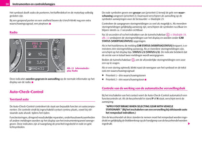 2007-2008 Skoda Superb Owner's Manual | Dutch