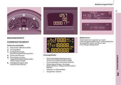 2011-2012 Peugeot Partner Gebruikershandleiding | Duits