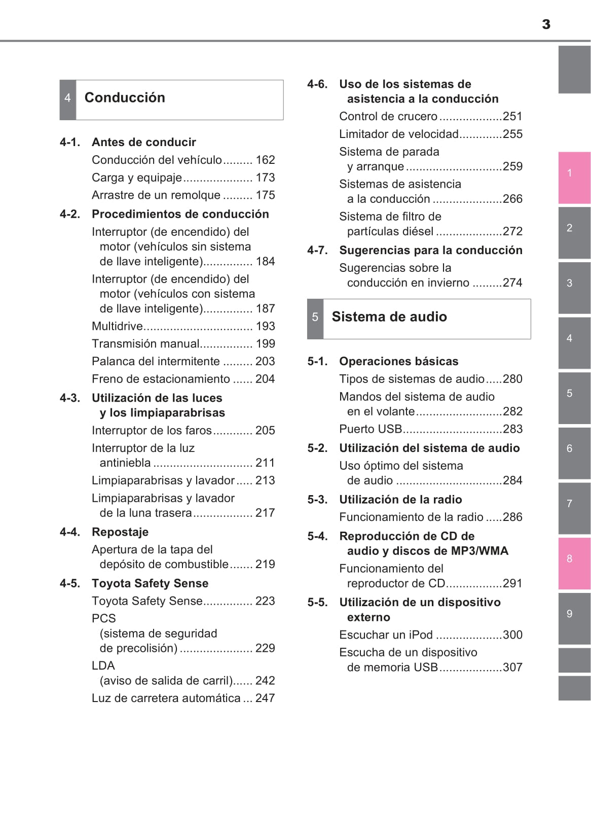 2016 Toyota Yaris Owner's Manual | Spanish