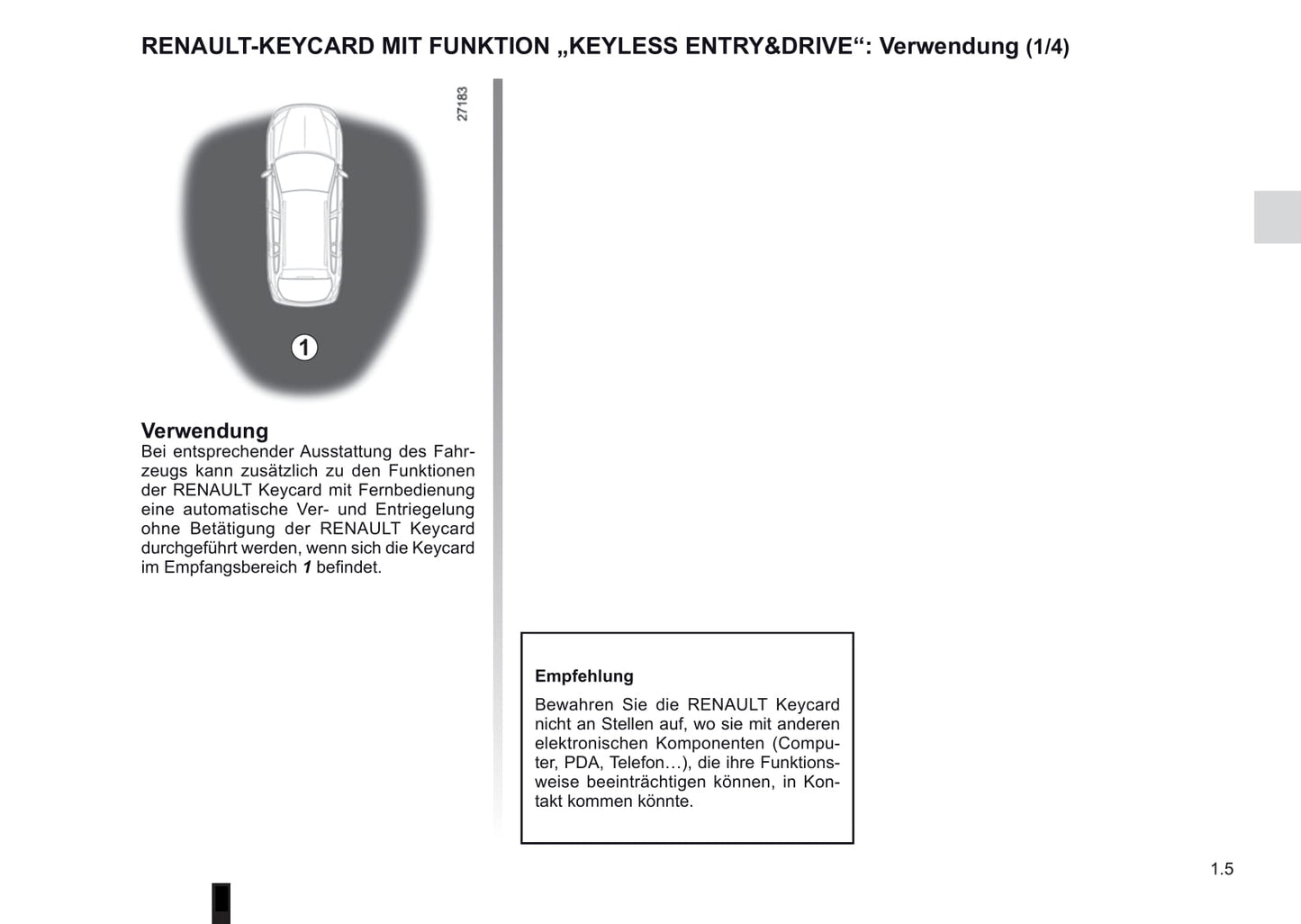 2012-2013 Renault Laguna Owner's Manual | German