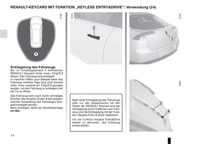 2012-2013 Renault Laguna Owner's Manual | German