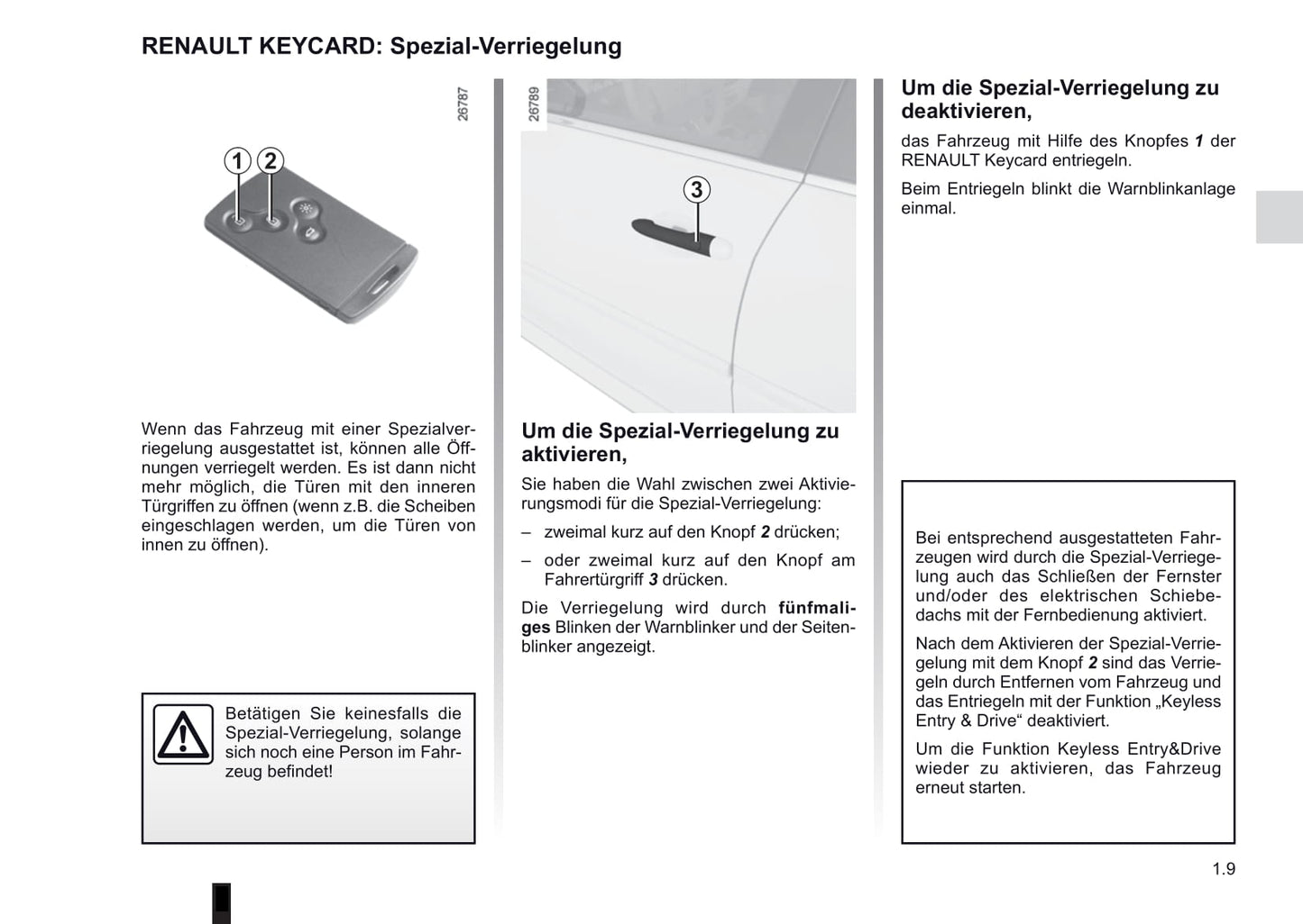 2012-2013 Renault Laguna Owner's Manual | German