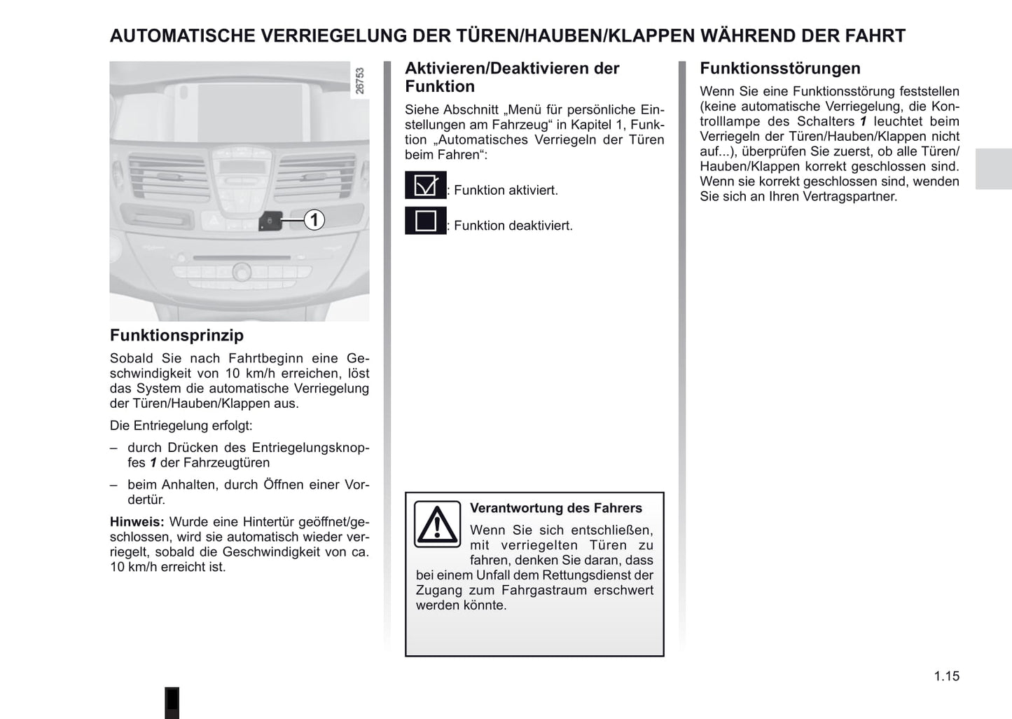 2012-2013 Renault Laguna Owner's Manual | German