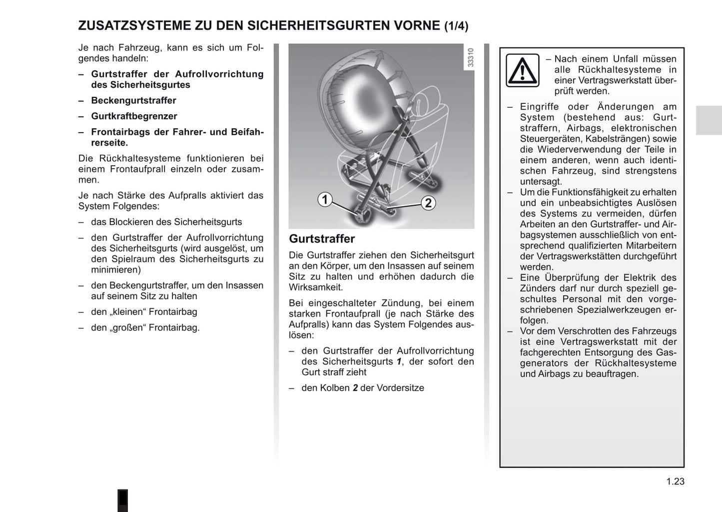 2012-2013 Renault Laguna Owner's Manual | German