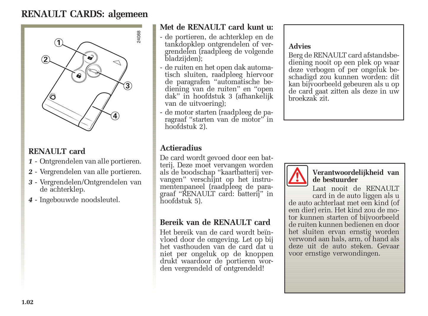 2005-2006 Renault Mégane Grandtour Owner's Manual | Dutch